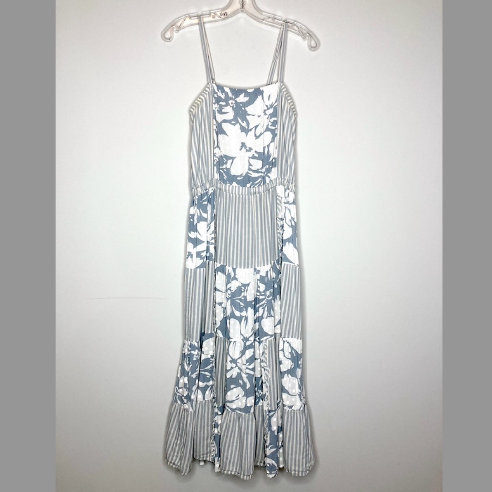 SPLENDID Misty Patchwork‎ Midi Dress Size XL